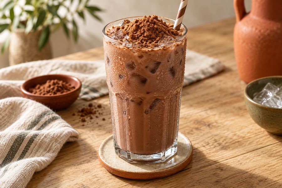Iced Milo - Cold chocolate malt
